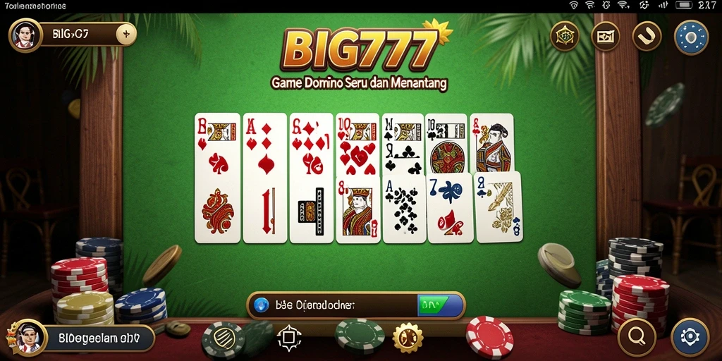 Tangkapan layar gameplay yang menggambarkan keseruan bermain Domino.