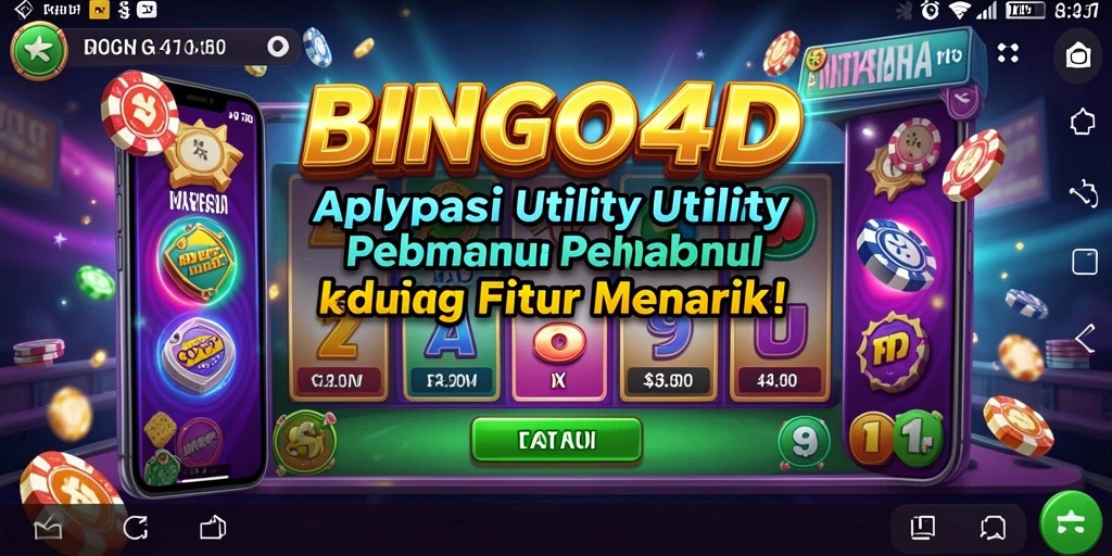 Screenshot utama BINGO4D menampilkan antarmuka pengguna yang sederhana dan intuitif.