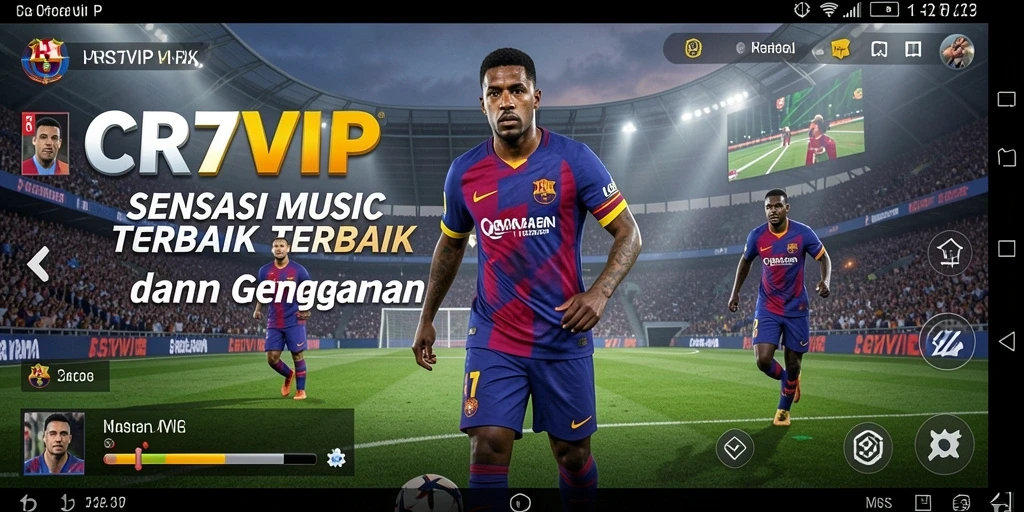 Tampilan menarik dari gameplay <strong>CR7VIP</strong> yang menggabungkan musik dan tantangan.