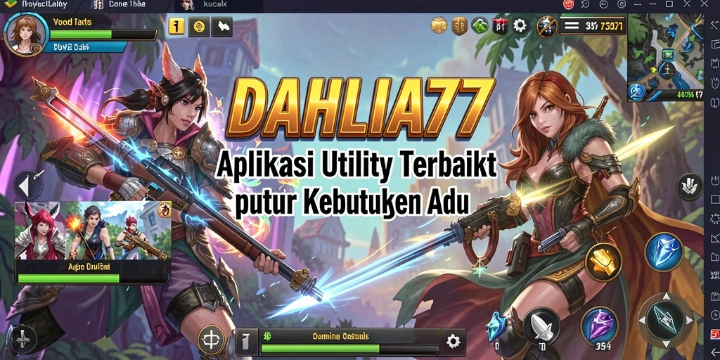 Tampilan antarmuka utama DAHLIA77 dengan fitur-fitur Utility.