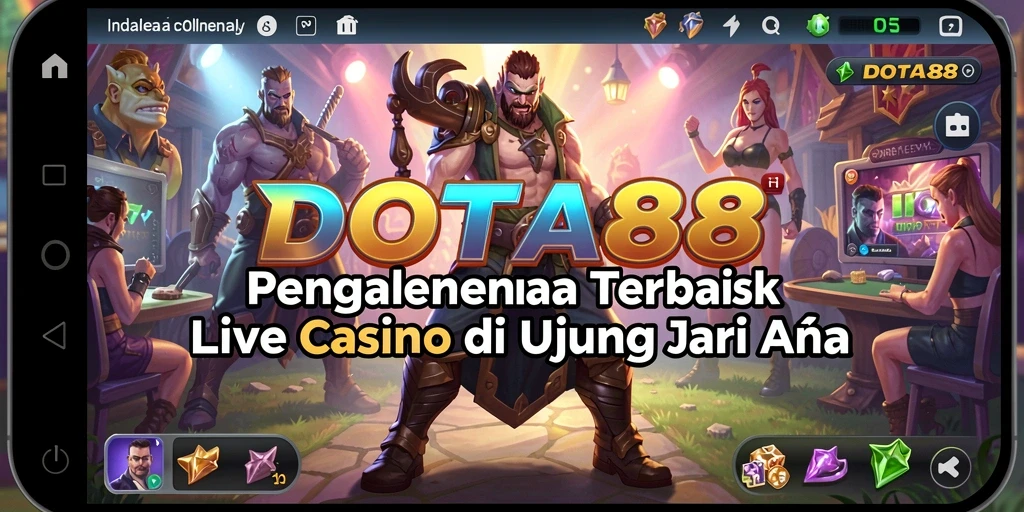 Tampilan gameplay DOTA88 yang seru dan interaktif di Live Casino.
