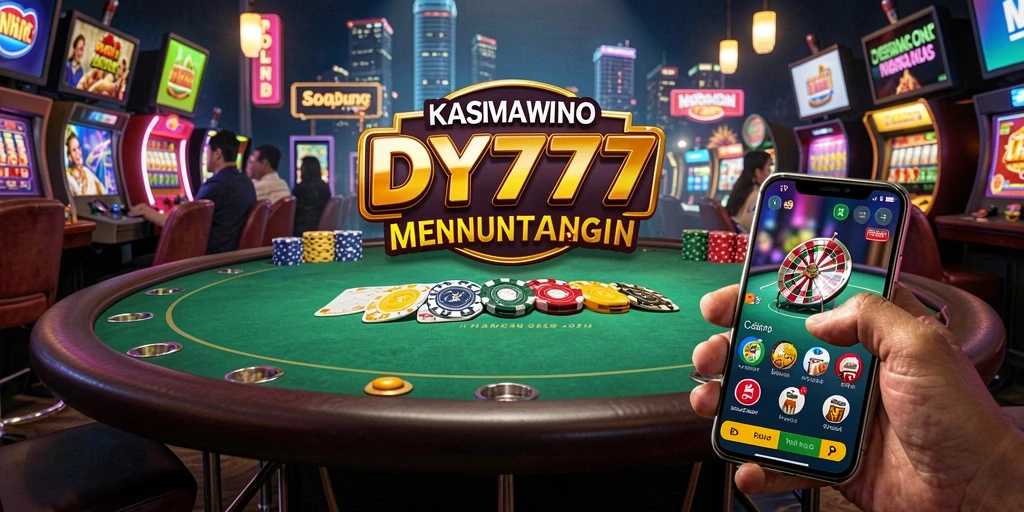Tampilan gameplay Kasino yang mengasyikkan di DY777 dengan grafis menawan.