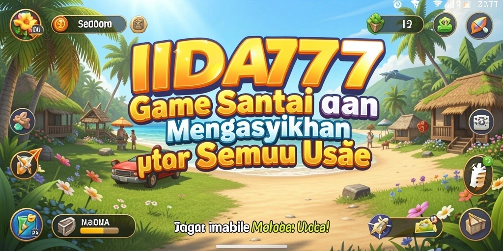 Screenshot gameplay <strong>IDA777</strong> menampilkan serunya bermain di level yang penuh warna.