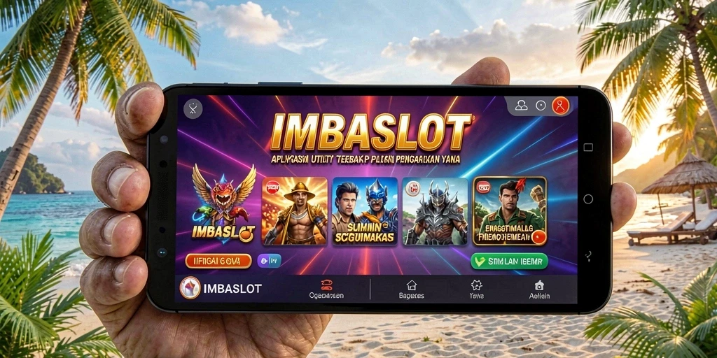 Tampilan antarmuka IMBASLOT yang sederhana dan intuitif.