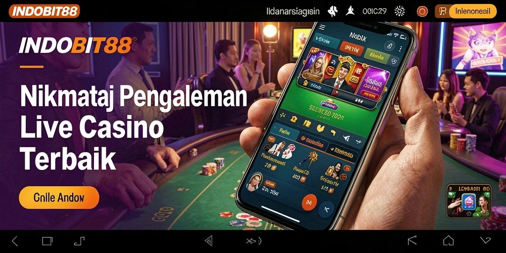 Tampilan screenshot dari gameplay Live Casino yang mendebarkan.
