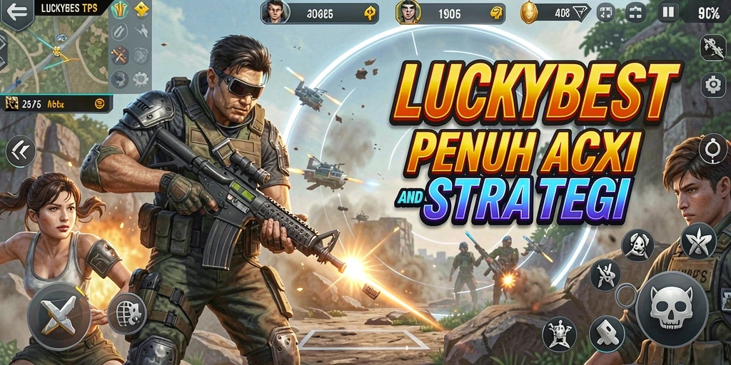 Tampilan aksi mendebarkan dalam gameplay LUCKYBEST