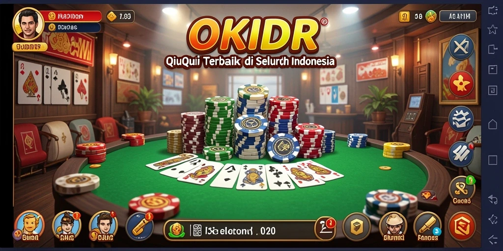 Gameplay seru dan interaktif dalam OKIDR QiuQiu.