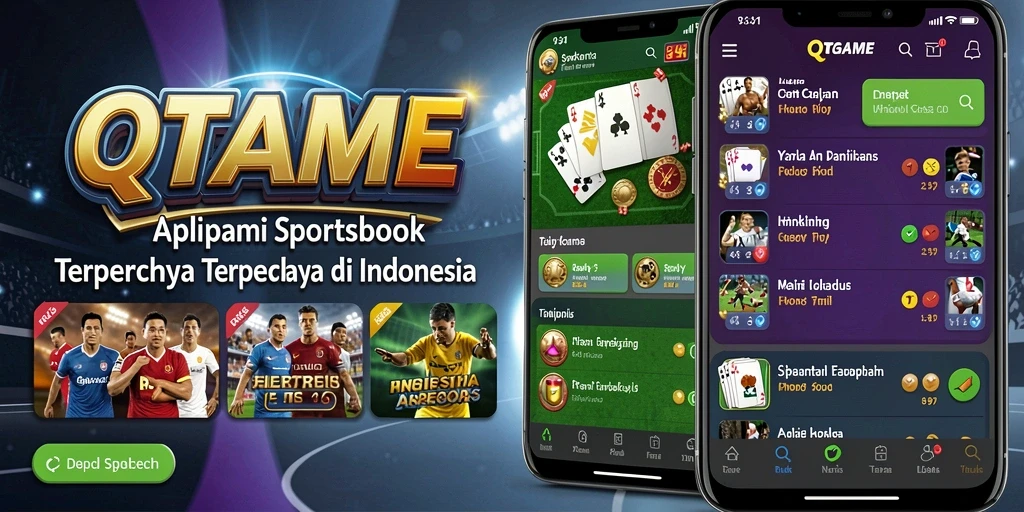 Screenshot menunjukkan fitur taruhan langsung QTGAME yang menarik.