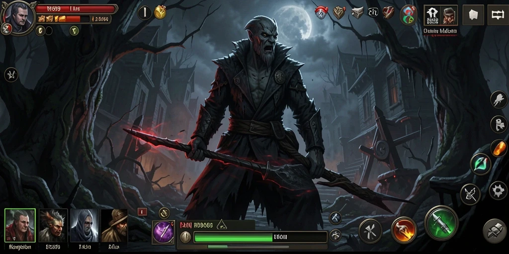 Tampilan gameplay seru dengan atmosfer horor yang mendalam.