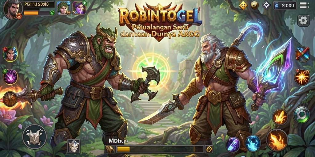 Gameplay seru dan grafis menakjubkan dalam ROBINTOGEL.