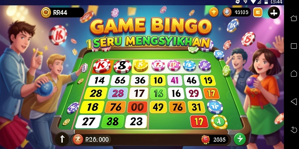 Screenshot gameplay RR44 menampilkan suasana Bingo yang mendebarkan.