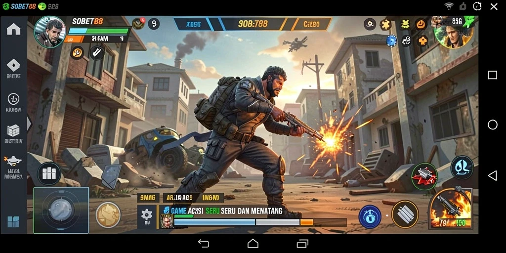 Tampilan gameplay seru dan mendebarkan di SOBET88.