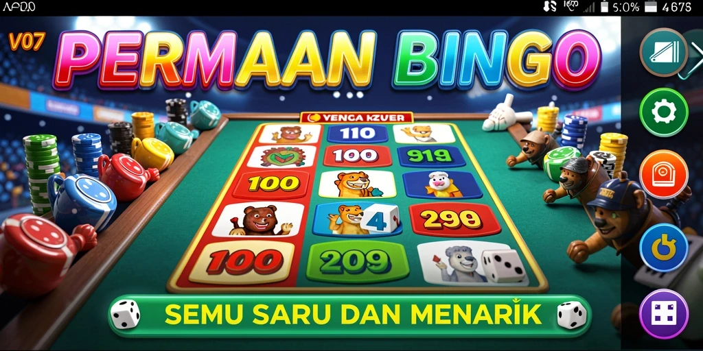 Tampilan gameplay Bingo yang menarik dan interaktif.