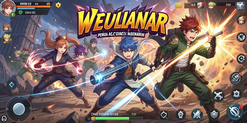 Gameplay mendalam dalam dunia Anime yang penuh warna.